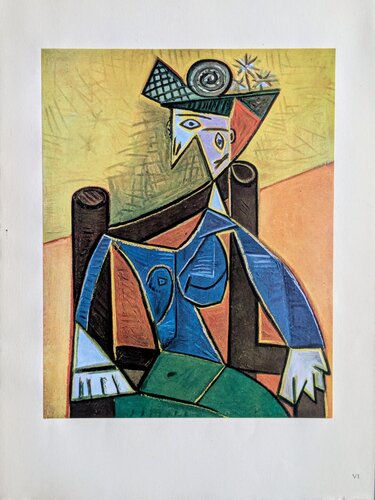 Portrait - Color Lithograph(offset) on Marais paper, 1943 by Pablo Picasso, Print for Sale on Singulart