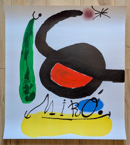 Abstraction in Colors - Original Lithograph signed, 1967 by Joan Miró, Work on Paper for Sale on Singulart
