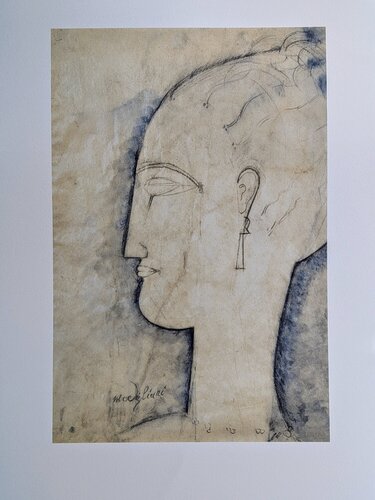Limited edition photolithograph - Portrait of a woman by Amedeo Modigliani, Print for Sale on Singulart