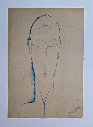 Limited edition photolithograph - Portrait of a woman by Amedeo Modigliani, Print for Sale on Singulart