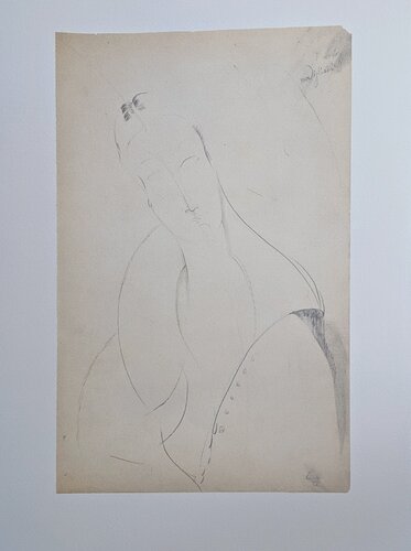 Limited edition photolithograph - Portrait of a woman by Amedeo Modigliani, Print for Sale on Singulart