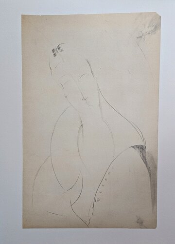 Limited edition photolithograph - Portrait of a woman by Amedeo Modigliani, Print for Sale on Singulart