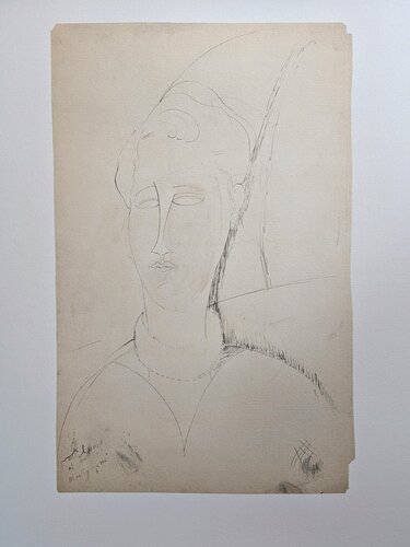 Limited edition photolithograph - Portrait of a woman by Amedeo Modigliani, Print for Sale on Singulart