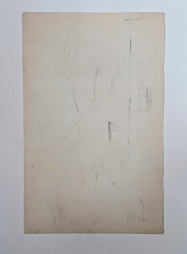 Limited edition photolithograph - Portrait of a woman by Amedeo Modigliani, Print for Sale on Singulart
