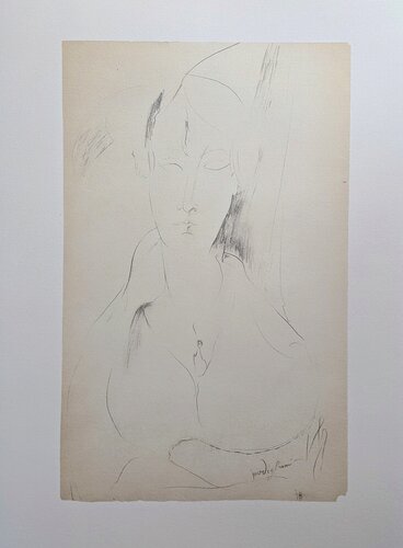 Limited edition photolithograph - Portrait of a woman by Amedeo Modigliani, Print for Sale on Singulart