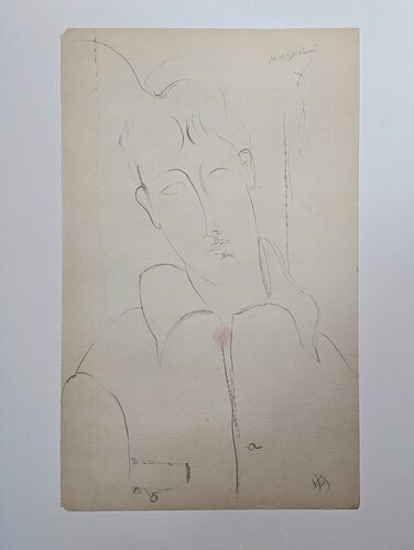 Limited edition photolithograph - Portrait of a youngman by Amedeo Modigliani, Print for Sale on Singulart