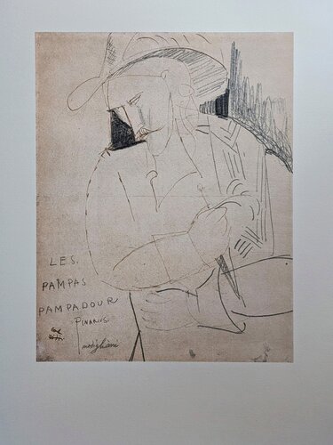 Limited edition photolithograph - Portrait of a man by Amedeo Modigliani, Print for Sale on Singulart