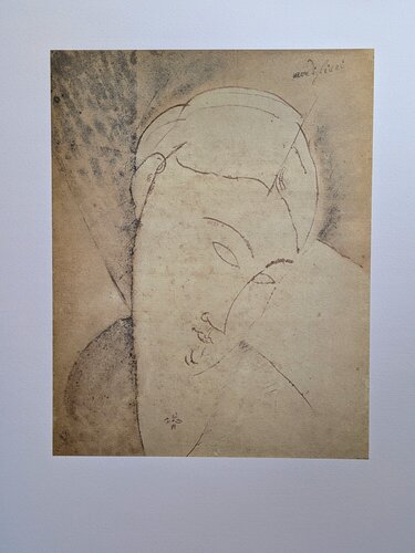 Limited edition photolithograph - Portrait of a woman by Amedeo Modigliani, Print for Sale on Singulart