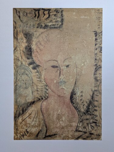Limited edition photolithograph - Portrait of a woman by Amedeo Modigliani, Print for Sale on Singulart