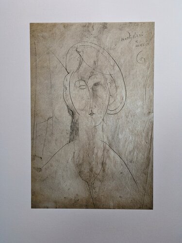 Limited edition photolithograph - Portrait of a woman by Amedeo Modigliani, Print for Sale on Singulart