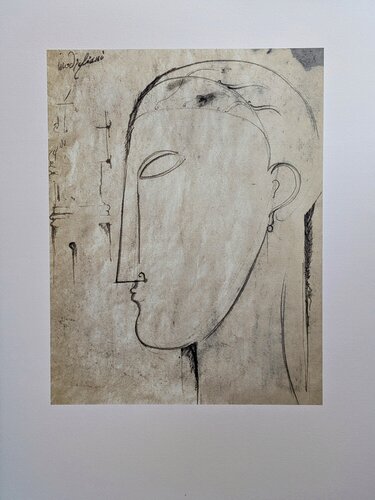 Limited edition photolithograph - Portrait of a woman by Amedeo Modigliani, Print for Sale on Singulart