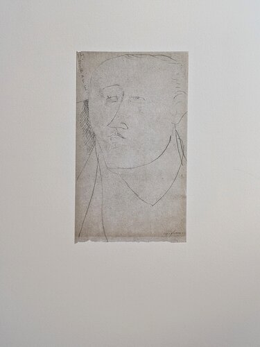 Limited edition photolithograph - Portrait of a Man by Amedeo Modigliani, Print for Sale on Singulart