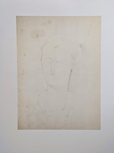 Limited edition photolithograph - Portrait of a woman by Amedeo Modigliani, Print for Sale on Singulart