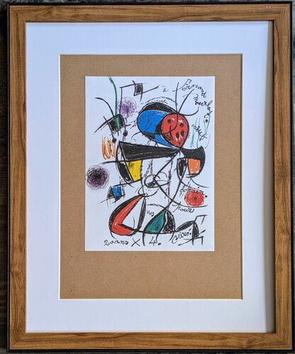 Color Lithograph - Composition for Fernand, 1978 by Joan Miró, Work on Paper for Sale on Singulart