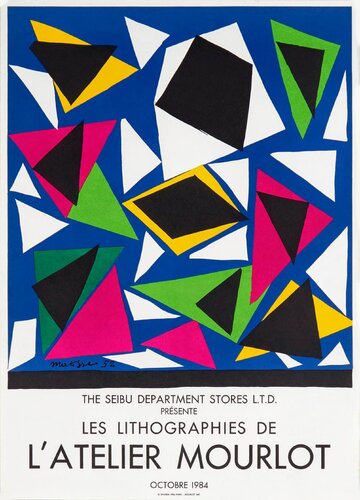 Vintage Lithographic poster - Paper Cutouts, 1984 von Henri Matisse, Werk auf Papier kaufen auf Singulart