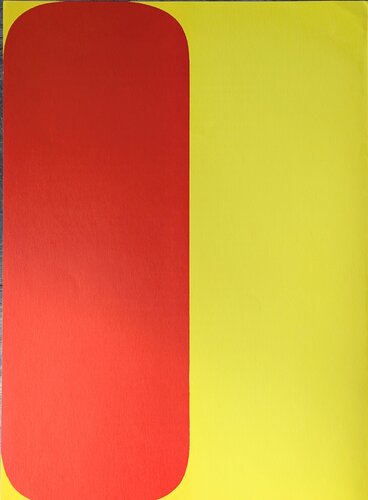 Red and Yellow - Original Color Lithograph, 1964 by Ellsworth Kelly, Work on Paper for Sale on Singulart
