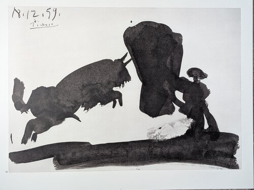 Helioengraving (A Los Toros) - Corrida Scene, 1961 van Pablo Picasso, Afdruk te koop op Singulart