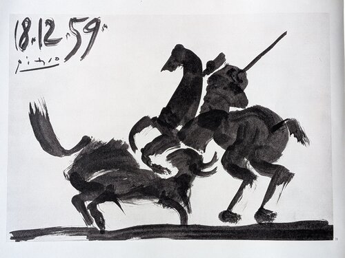 Helioengraving (A Los Toros) - Corrida Scene, 1961 van Pablo Picasso, Afdruk te koop op Singulart