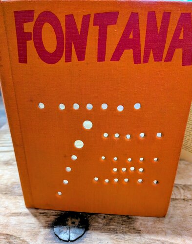 Fontana 1958 - Rare exceptional artist book, 1958 van Lucio Fontana, Afdruk te koop op Singulart