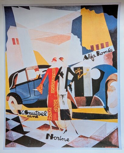 René Magritte for Alfa Romeo - Large Art Impression in colors by René Magritte, Print for Sale on Singulart