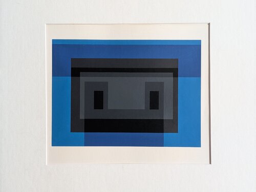 Joseph Albers - Variants, Double-side Screenprint on wove paper, 1971 van Josef Albers, Werk op papier te koop op Singulart