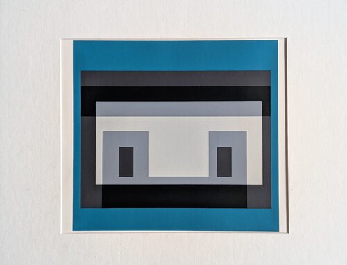 Joseph Albers - Variants, Double-side Screenprint on wove paper, 1971 van Josef Albers, Werk op papier te koop op Singulart