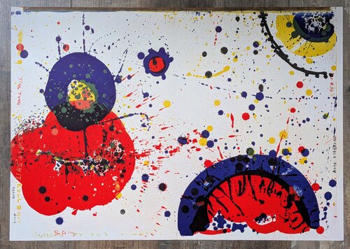 Cloud Rock and Kayo 4 years old - Color lithograph by Sam Francis, 1964 von Sam Francis, Werk auf Papier kaufen auf Singulart