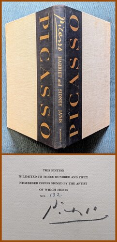 Exceptional Rare Hand-Signed artbook, 1946 - Picasso Recent Years 1939-1946, Picasso signature van Pablo Picasso, Afdruk te koop op Singulart