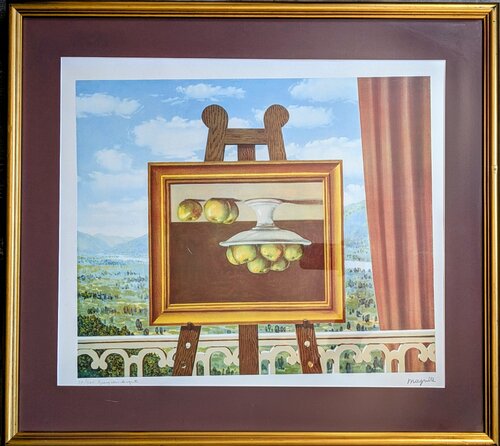 Hand-Signed Color Lithogrsoh-Le réveil Matin/The Morning Alarm clock, 1979 von René Magritte, Werk auf Papier kaufen auf Singulart
