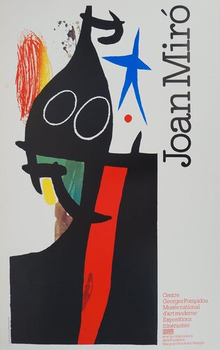Joan Miro-Original lithographic poster, 1969 von Joan Miró, Werk auf Papier kaufen auf Singulart