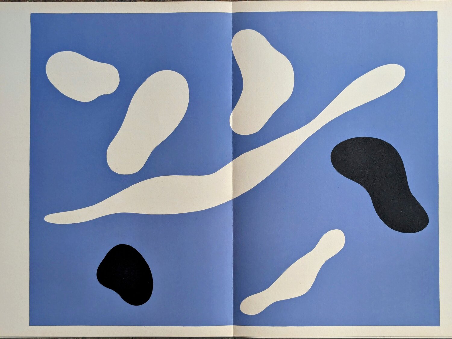 Color Lithograph - Abstract Compostion, 1949 Jean Arp Opera su carta in vendita