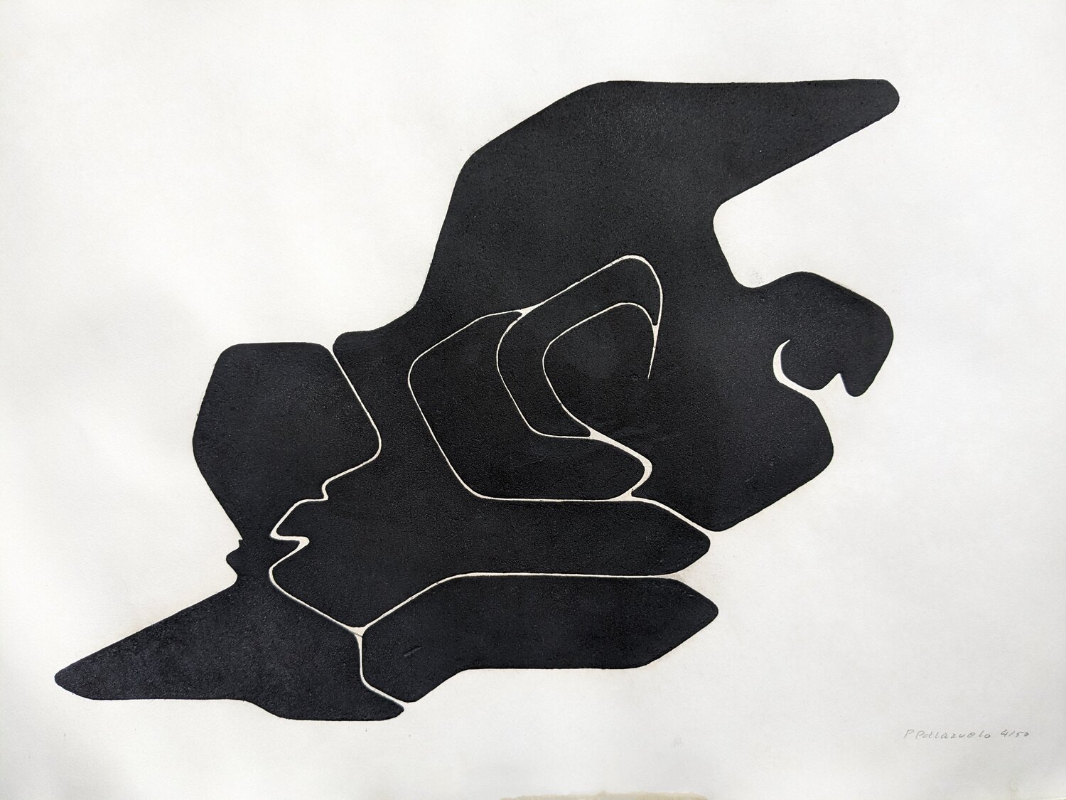 Hand-Signed Original Etching, 1963 - Seals / Sceaux, 1963 Pablo Palazuelo