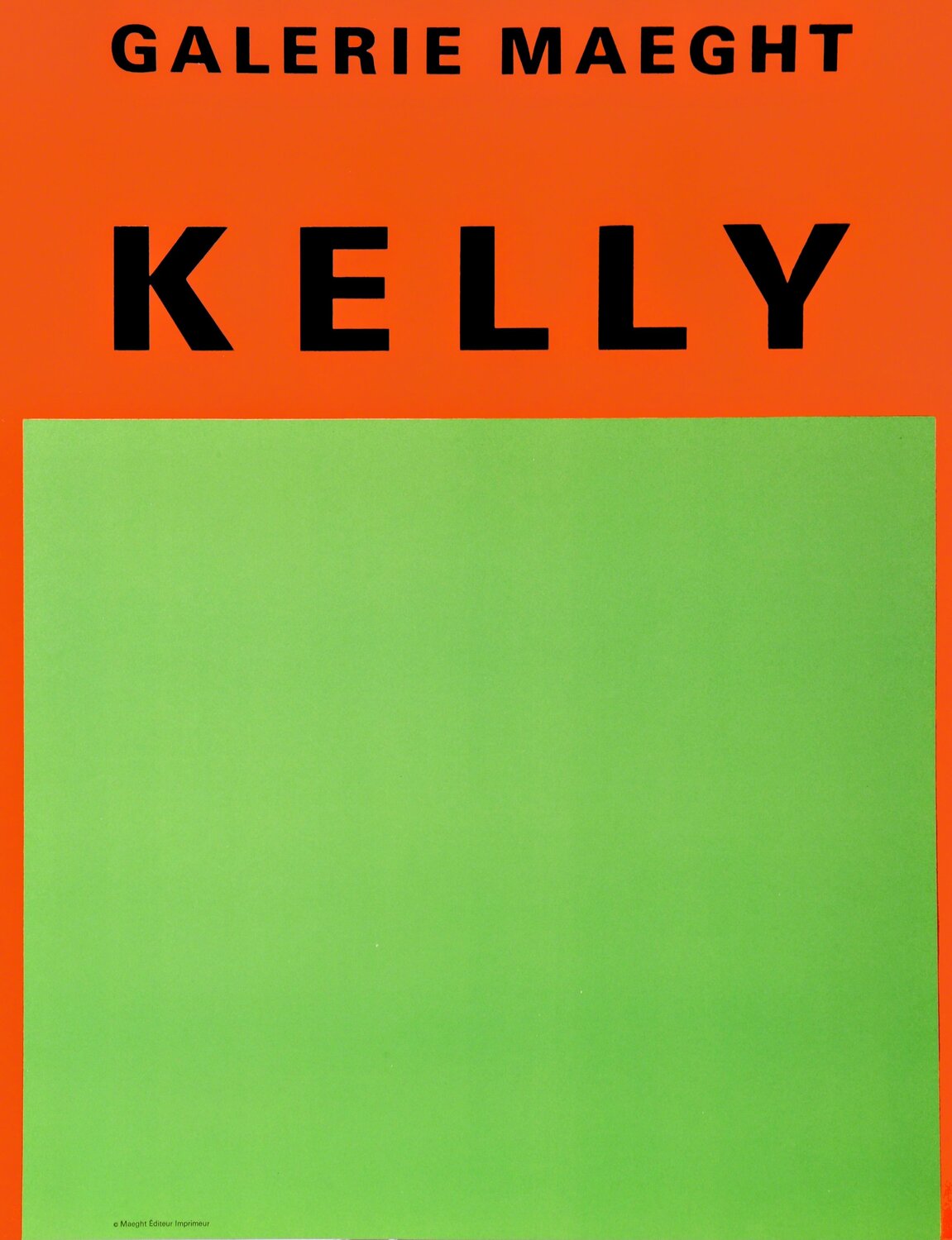 Abatraction in Red and Green - Original Lithograph, 1964 Ellsworth Kelly Werk auf Papier zu verkaufen