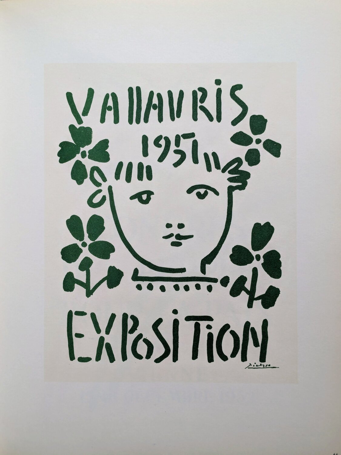 Original Color Lithograph - Picasso exhibition, 1959 Pablo Picasso Werk auf Papier zu verkaufen