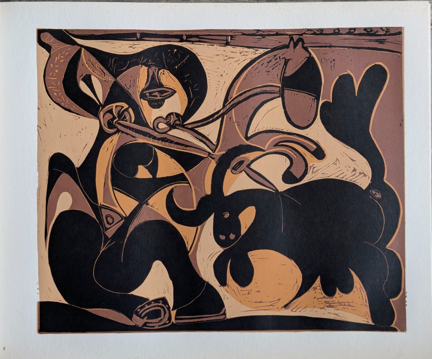 Original Linocut, After the sting, 1962 Pablo Picasso Werk auf Papier zu verkaufen