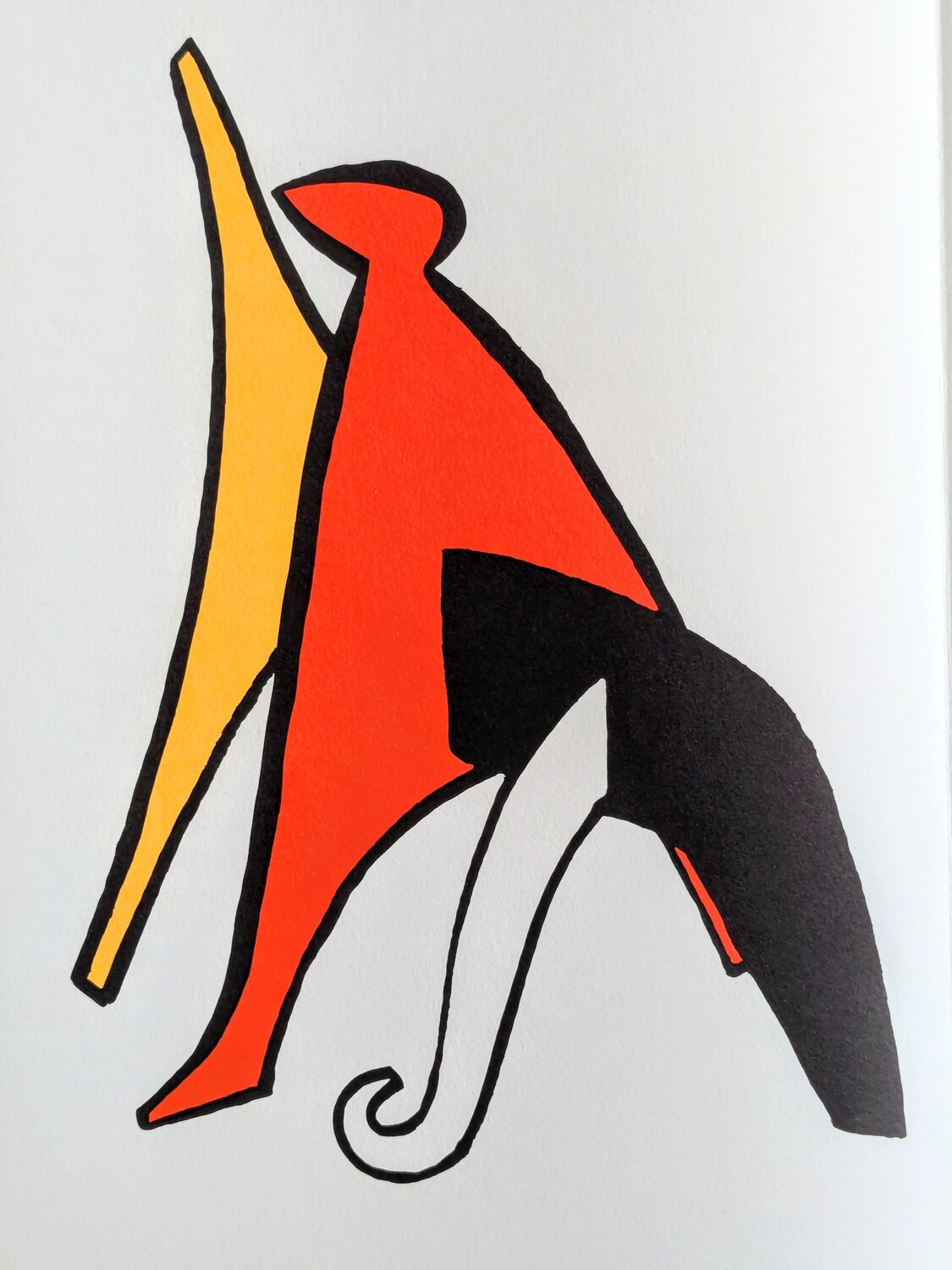 Abstraction IV - Original Lithograph in colors, 1963 Alexander Calder