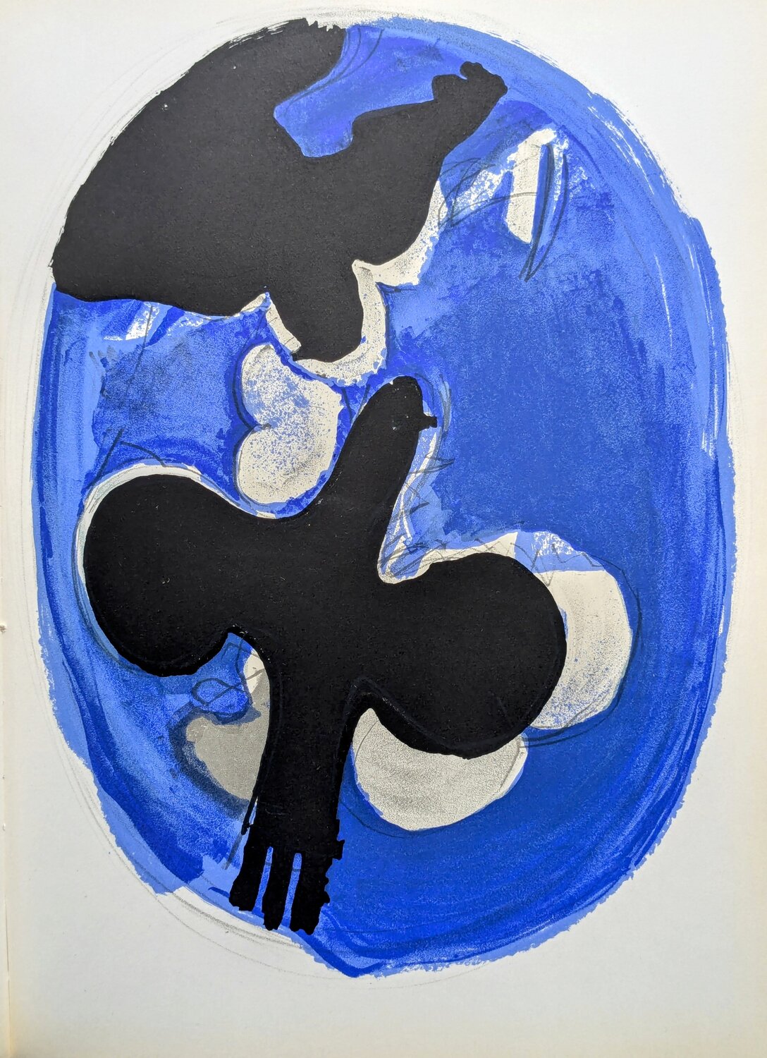 Original Lithograph in colors - Birds, 1955 Georges Braque