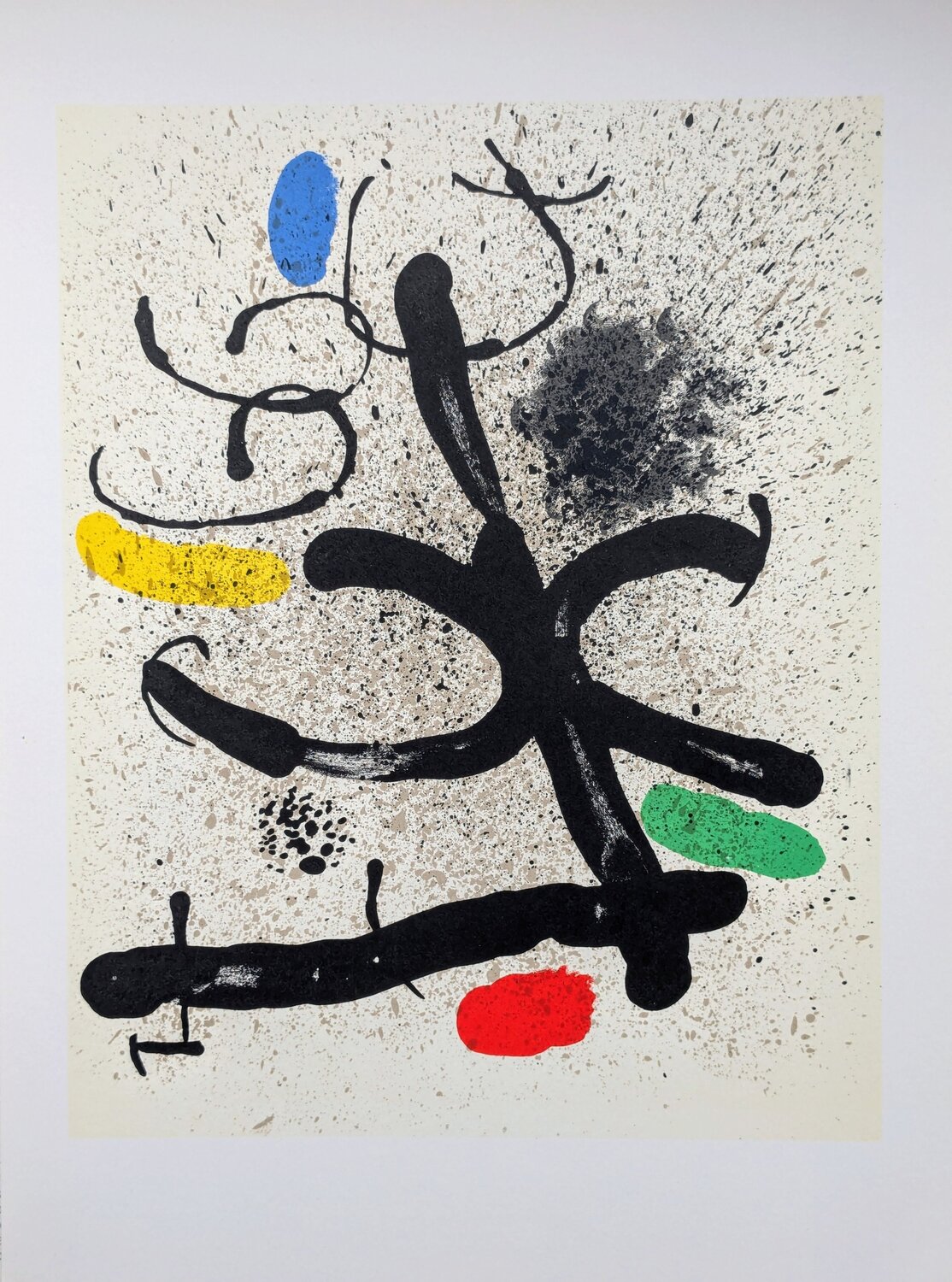 Lithograph in colors - Surrealist Composition, 1971 Joan Miró