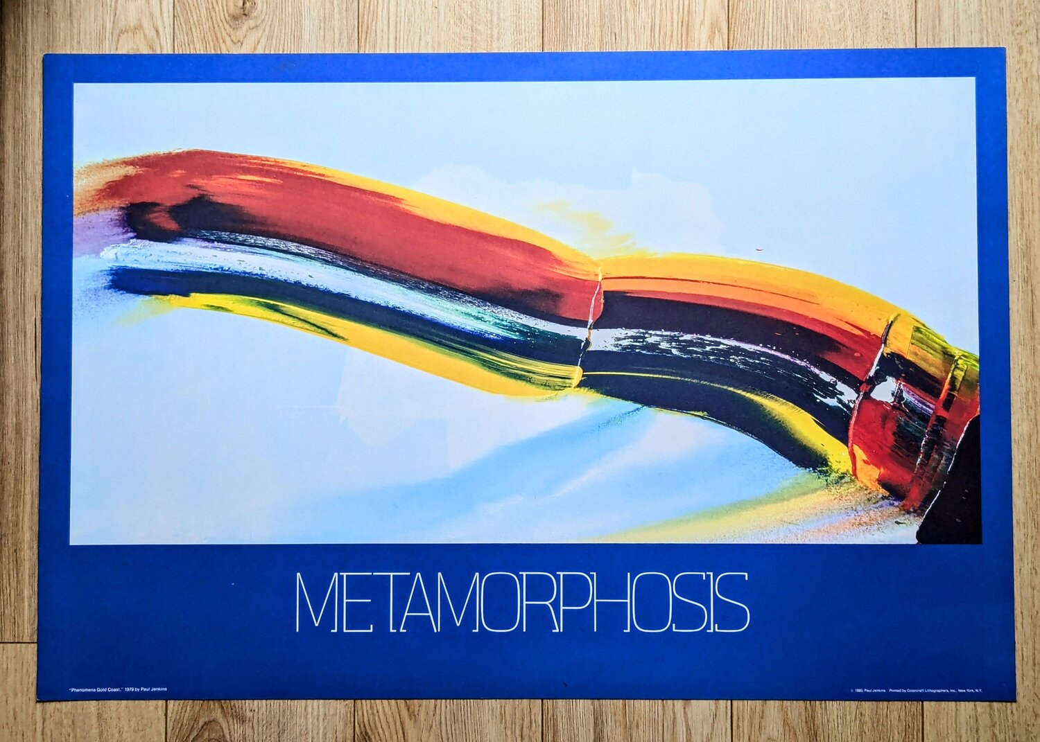 Metamorphosis -  Vintage Color Lithograph , 1979 Paul Jenkins Work on Paper for sale