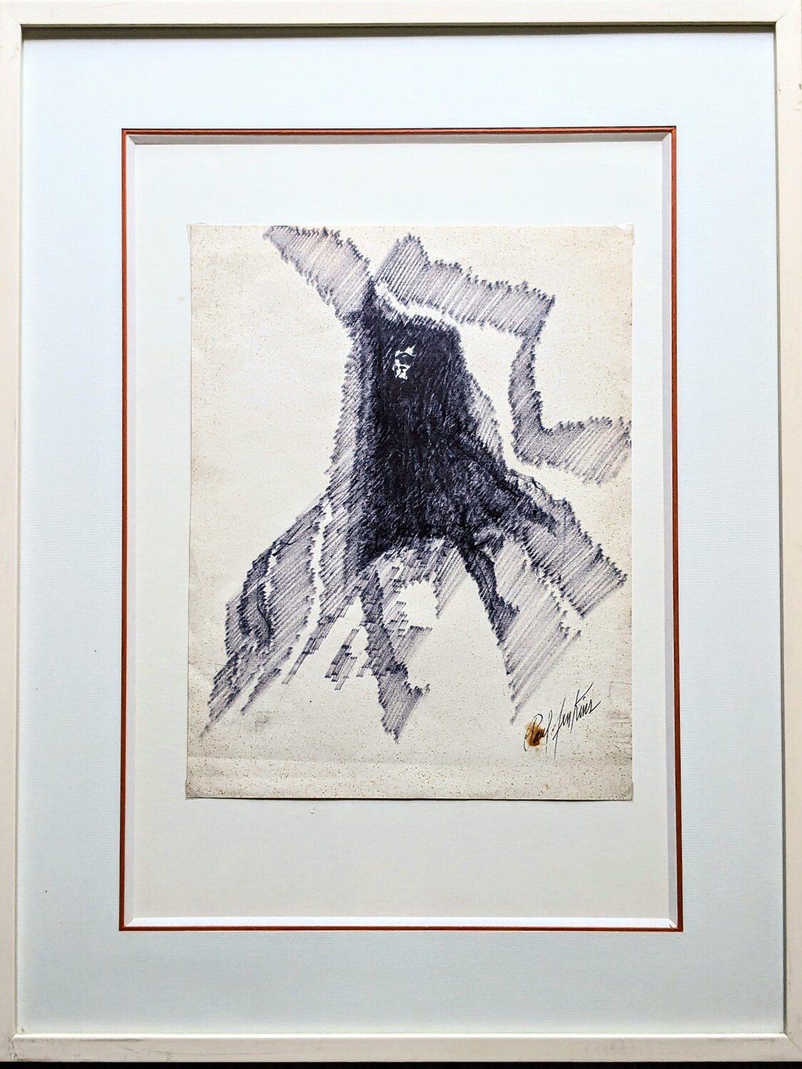 Abstraction - Felt pen on paper, cca 1960-70's Paul Jenkins Werk auf Papier zu verkaufen