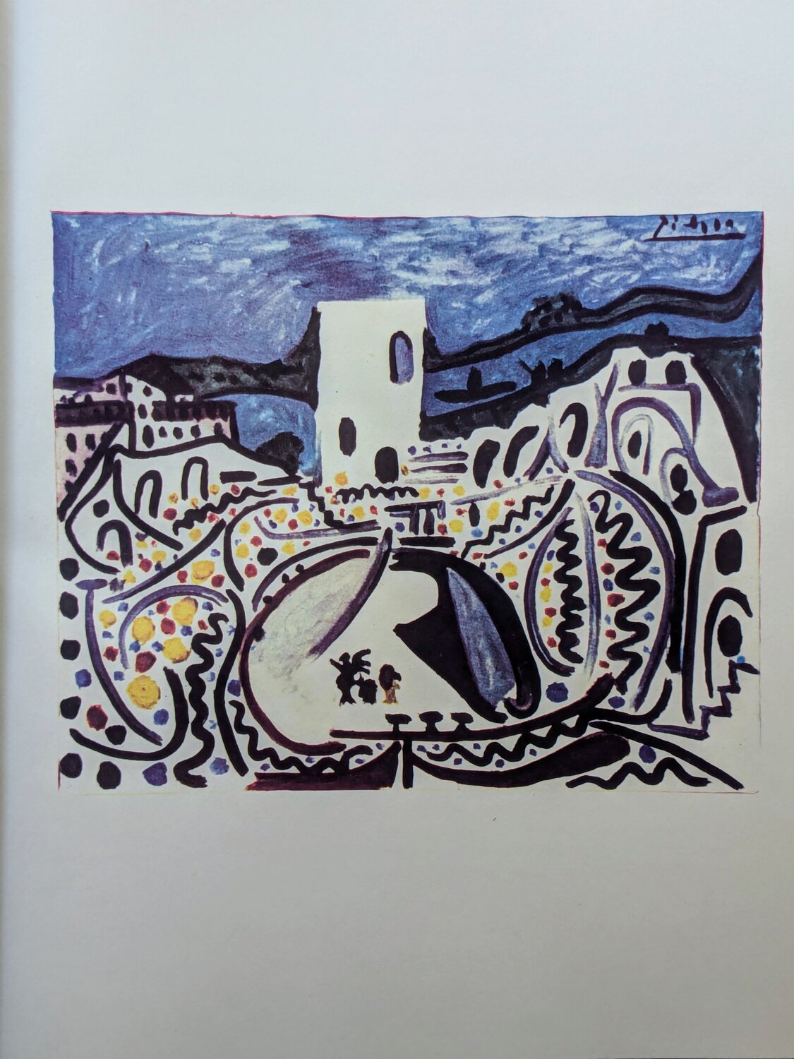 Corrida a Arles - Signed Color Photolithograph, 1962 Pablo Picasso Werk auf Papier zu verkaufen