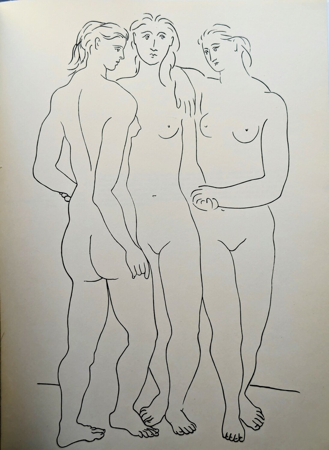 The Three Graces  -  Lithograph, 1962 Pablo Picasso Opera su carta in vendita
