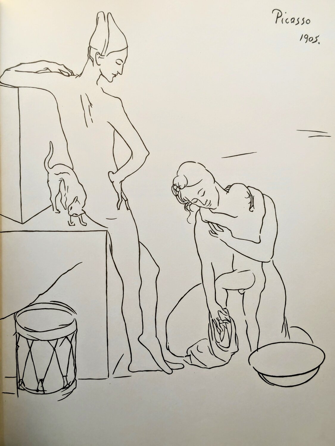Baby bath - Signed and dated Lithograph, 1962 Pablo Picasso Work on Paper for sale