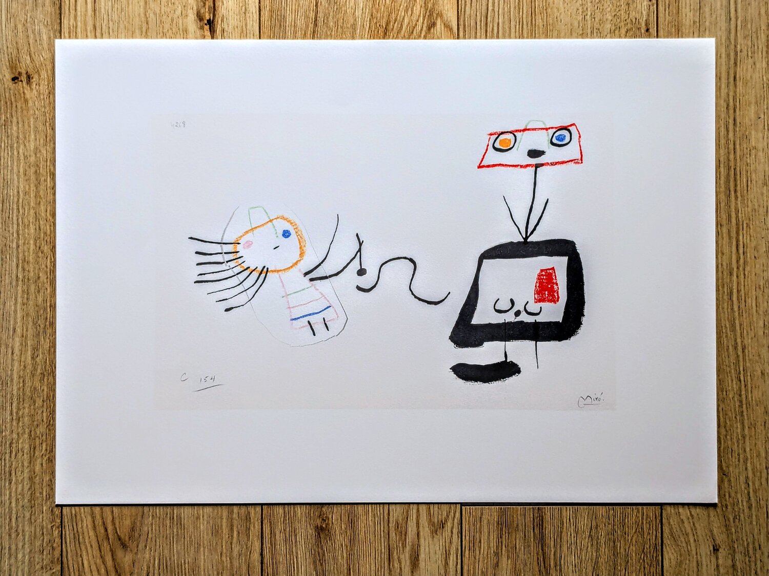 Enfance d'Ubu I - Color Lithograph, 1987 Joan Miró Werk auf Papier zu verkaufen