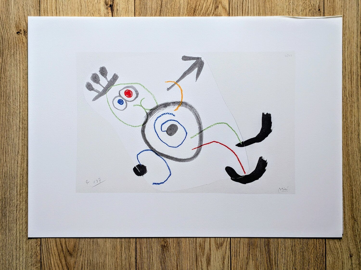 Enfance d'Ubu II - Color Lithograph, 1987 Joan Miró Werk auf Papier zu verkaufen
