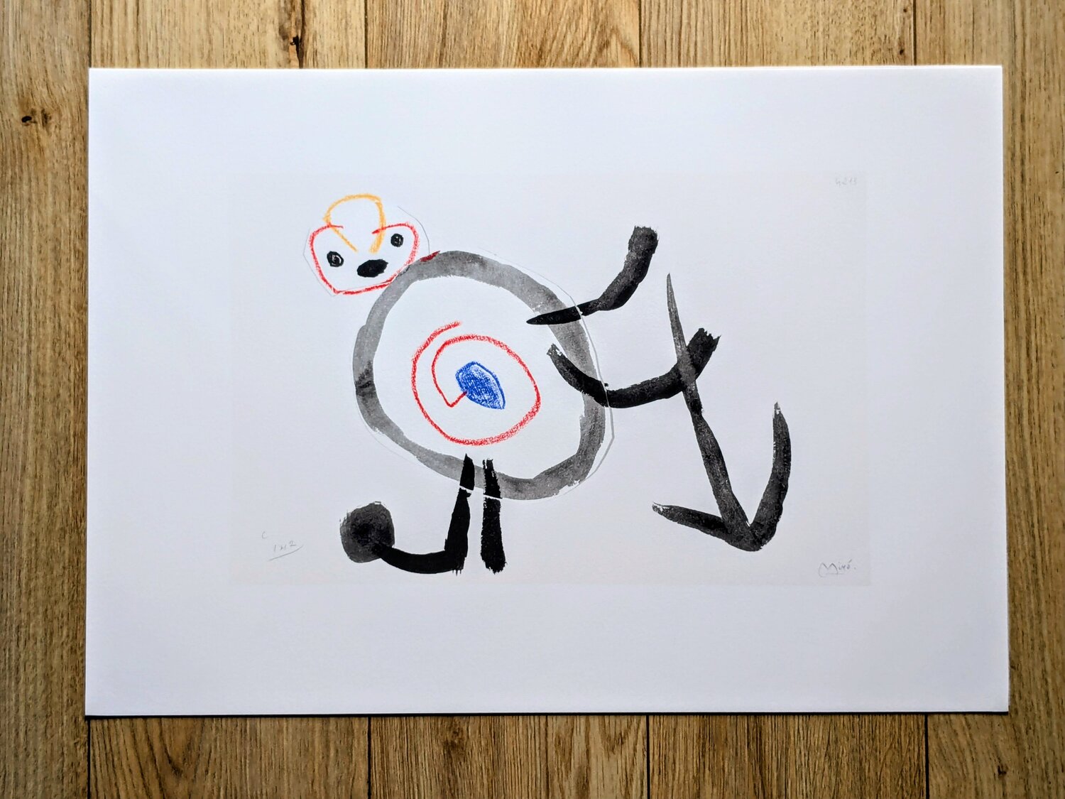 Enfance d'Ubu IX - Color Lithograph, 1987 Joan Miró Werk auf Papier zu verkaufen