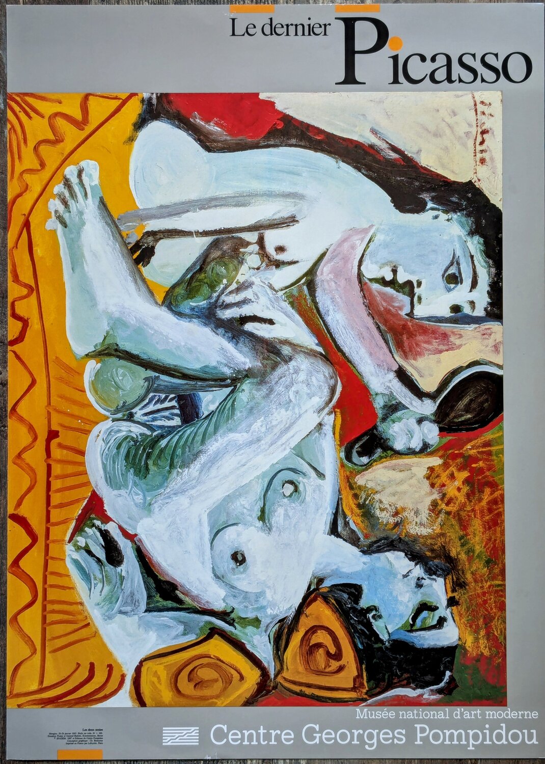 Two friends-Original offset lithographic poster, 1987 Pablo Picasso Opera su carta in vendita