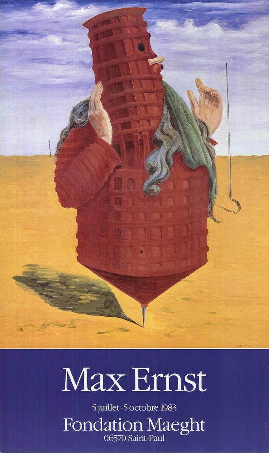 Ubu Imperator-Vintage original poster, 1983 Max Ernst