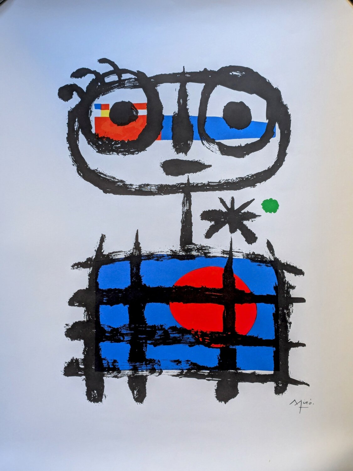 Sun Eater/Imaginary Boy - Beautiful ithographic impression in colors Joan Miró