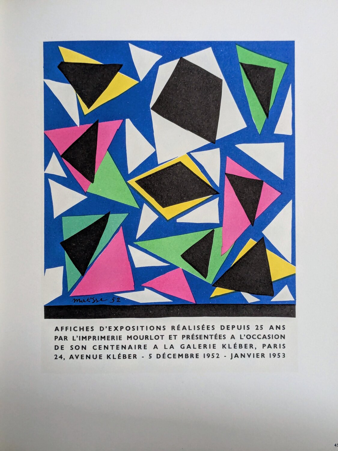 Abstraction in colors - Color lithograph, 1959 Henri Matisse Werk auf Papier zu verkaufen